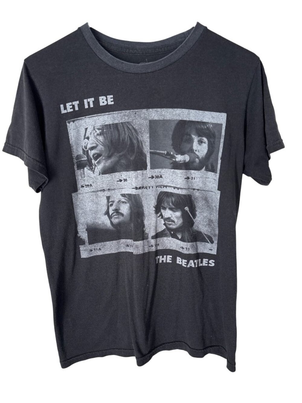 The Beatles Graphic T Shirt Size Small Let It Be Crewneck Short Sleeve Music Tee